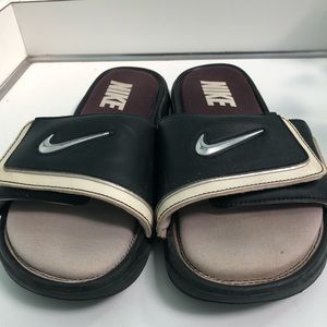 Nike plush slides